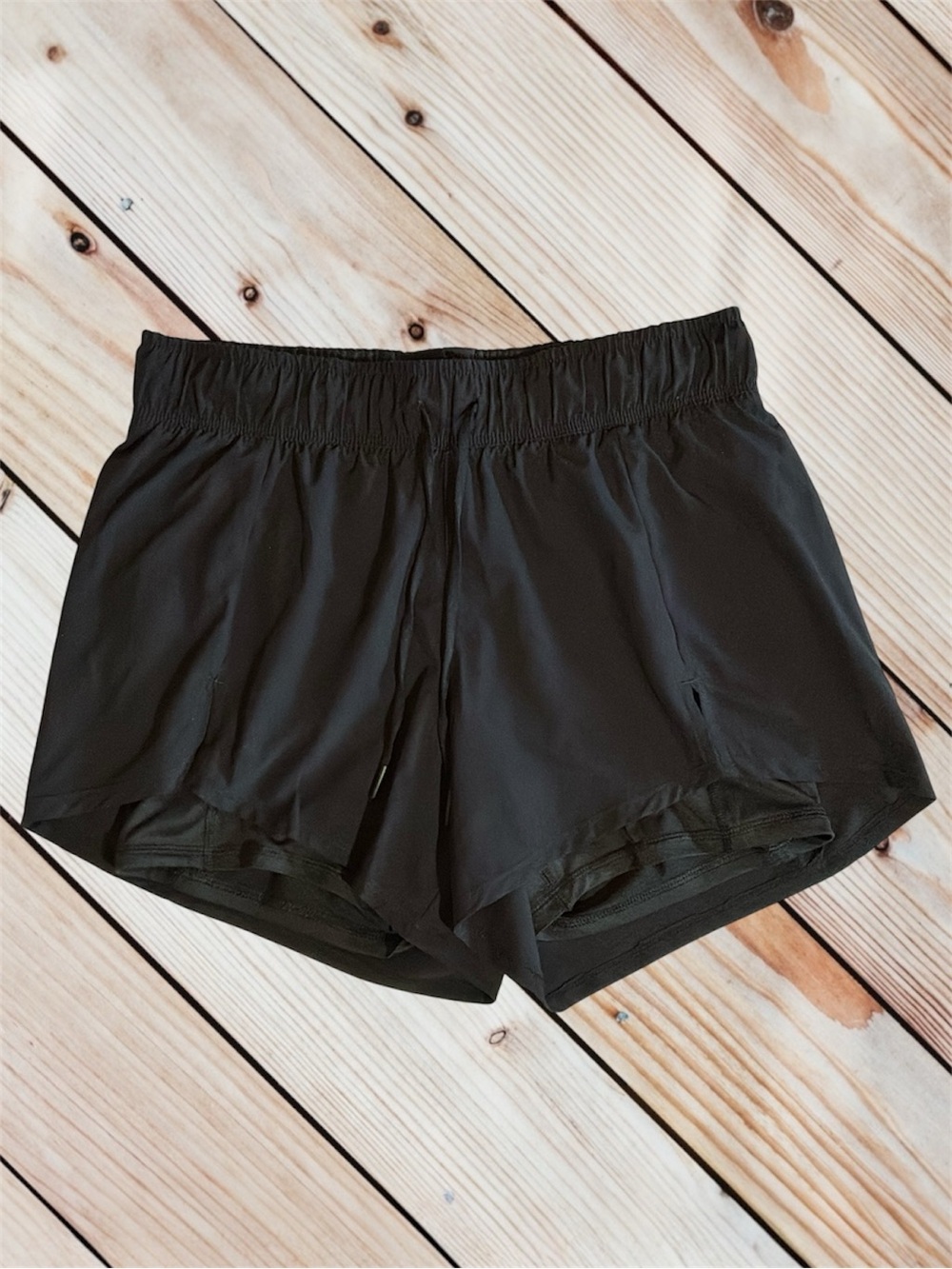 Avia Black Women's Athletic Shorts with Inner Liner